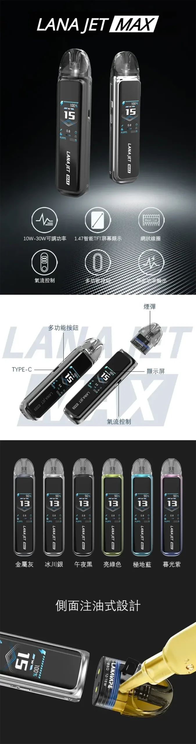 新款LANA主機-LANA-JET-MAX注油式主機套裝 新款LANA主機-LANA-JET-MAX注油式主機套裝