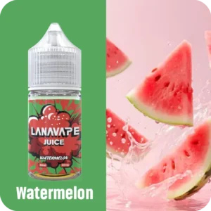 LANA 煙油清甜西瓜風味推薦，30ml 容量與 30mg 尼古丁鹽配方，專為小煙主機與注油空彈設計的台灣現貨正品。